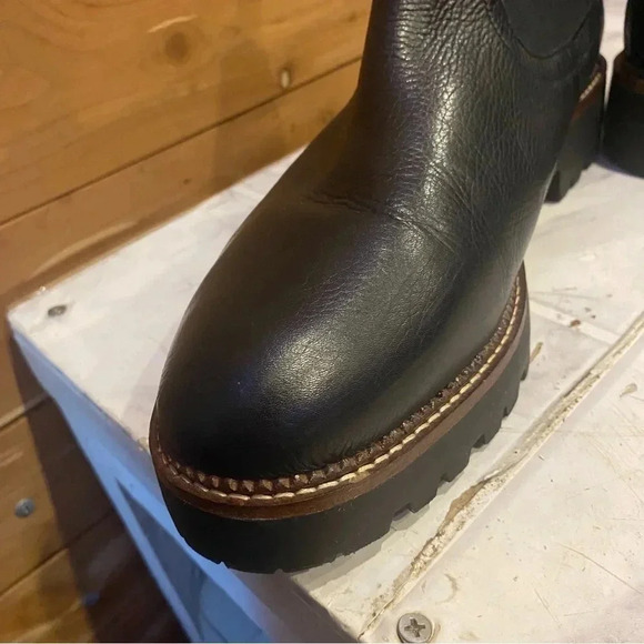 CASLON Miller Water Resistant Chelsea Boot Black Size 13M - Picture 6 of 11